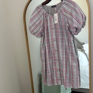 New womens plaid vineyard vines dress